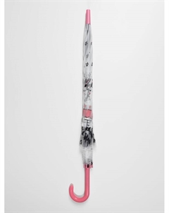 Зонт - трость детский «Единорог», полуавтоматический, 8 спиц, R=47/55 см, d=94 см, белый Qf