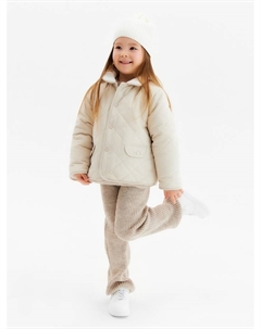 Куртка демисезонная для девочки, размер 34 (122-128 см), бежевая Kaftan