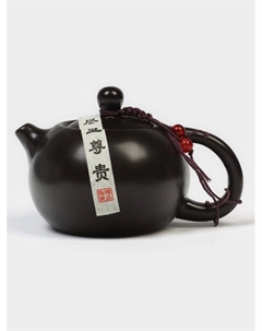 Набор для чайной церемонии «Тому, кто может всё», 8 предметов, на 4 персоны, чашка 45 мл, чайник 180 мл, керамика, чёрный Джекичай