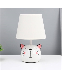 Настольная лампа «Котенок» Е14 40 Вт белый 17×17×27 см Risalux