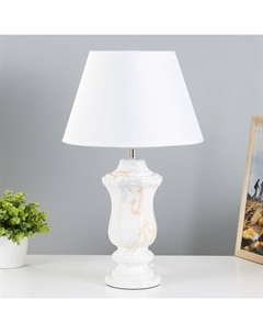 Настольная лампа «Лунет» Е27 40 Вт белый 28×28×45 см Risalux