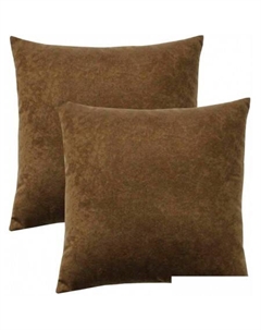 Декоративная подушка Velours 49-791 (2шт, коричневый) Matex