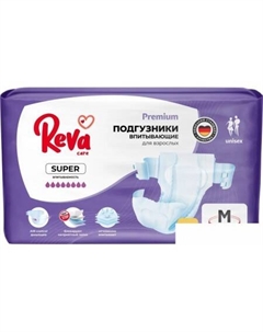 Подгузники для взрослых Super M (30 шт) Reva care