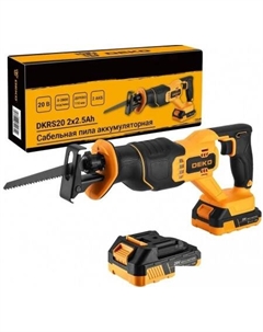 Сабельная пила DKRS20 085-1129 (с 2-мя АКБ) Deko