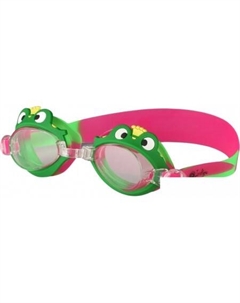 Очки для плавания Лягушка 1721 G (зеленый/красный) Indigo