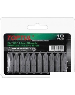 Набор бит FSBA1004G (10 предметов) Toptul