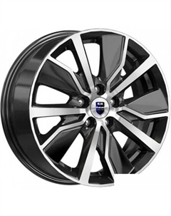 Литые диски Гамбит (КС961) 16x6.5" 5x112мм DIA 57.1мм ET 46мм Алмаз черный K&k