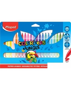 Фломастеры Jungle 845422 (24шт) Maped