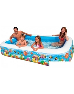 Надувной бассейн Swim Center Tropical Reef 305x183x56 (58485) Intex