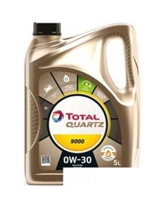 Моторное масло Quartz 9000 0W-30 5л Total