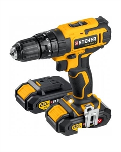Ударная дрель-шуруповерт CDS-200-2 (с 2-мя АКБ, кейс) Steher