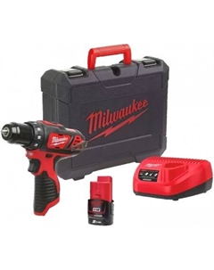 Дрель-шуруповерт M12 BDD-201C 4933479439 (с 1-м АКБ, кейс) Milwaukee
