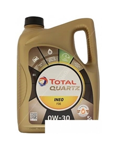 Моторное масло Quartz Ineo FDE 0W-30 5л Total