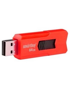 USB Flash Smart Buy Stream 64GB (красный) Smartbuy
