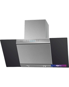 Кухонная вытяжка Gloria 90 (нержавеющая сталь/черное стекло) Maunfeld