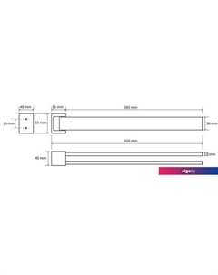 Держатель для полотенца Gamma 145804102 Bemeta