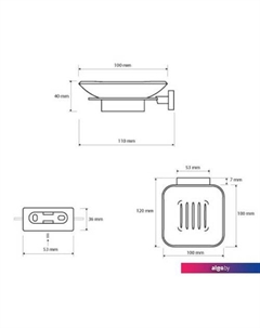 Мыльница Niki 153108022 Bemeta