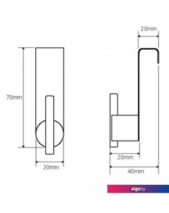 Крючок для ванны Neo 104106153 Bemeta