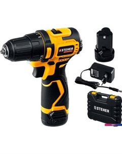 Дрель-шуруповерт CDB-120-2 (с 2-мя АКБ, кейс) Steher