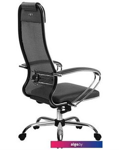 Офисное кресло B 1m 5.1/K116 (сетка X2A черный/кожа MPES черный) Metta