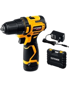 Дрель-шуруповерт CDB-120-1 (с 1-им АКБ, кейс) Steher