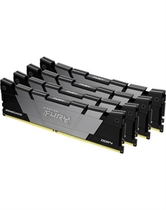 Оперативная память FURY Renegade 4x32ГБ DDR4 3600 МГц KF436C18RB2K4/128 Kingston