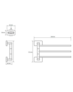 Держатель для полотенца Niki 153104112 Bemeta