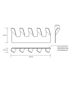 Крючок для ванны Niva 101106045 Bemeta