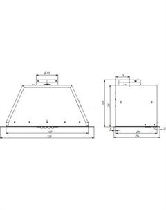 Кухонная вытяжка Bios 52П-450 221218 (белый) Elikor