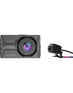 Видеорегистратор для авто FreeDrive 300DW FD300DW (черный) Digma