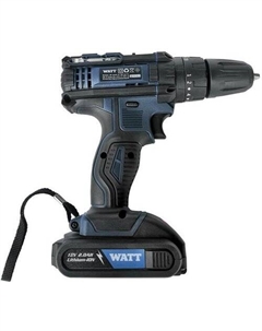 Ударная дрель-шуруповерт WAS-18Li-3 1.018.Y29.23 (с 2-мя АКБ, кейс) Watt