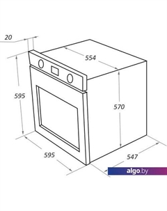 Электрический духовой шкаф EOEH.7611SCBG Maunfeld
