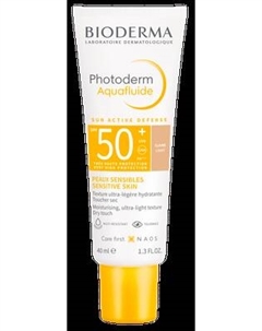 Крем солнцезащитный Bioderma Aquafluide SPF 50+ тон Light Флюид