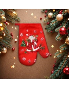 Рукавица-прихватка Новый год / 10513411 Доляна