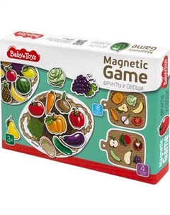 Развивающая игра Десятое королевство Магнитная. Фрукты и овощи / 05592