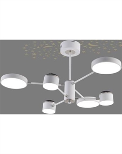 Потолочный светильник Mirastyle MH-3288/6 WH+NICKEL