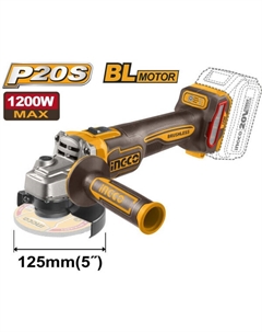 Аккумуляторная шлифмашина SUPER CAGLI221253 (без АКБ и ЗУ) Ingco