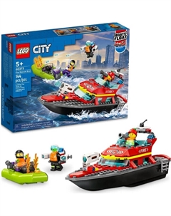 Конструктор City 60373 Пожарная спасательная лодка Lego