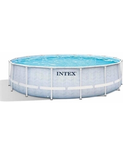Каркасный бассейн Prism Frame Chevron 26746 (488х122) Intex