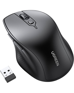 Мышь компьютерная беспроводная UGREEN MU101-90395 Black Ugreen