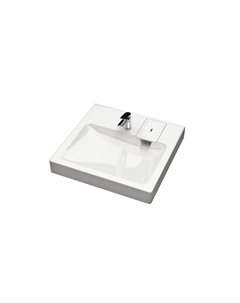Умывальник накладной Berge Gloss (белый) с сифоном BRS-6060