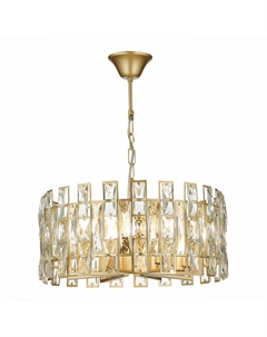 Люстра подвесная SL1626.203.08 шампань/шампань, прозрачный (8*40Вт, E14) St luce