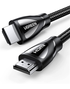 Кабель UGREEN HD140-80402 HDMI 2.1 to HDMI 2.1, в нейлоновой оплётке, 1.5m, Black Ugreen