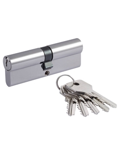 Цилиндровый механизм STD Z ЛПВ-90 (45-45) (хром) Нора-м