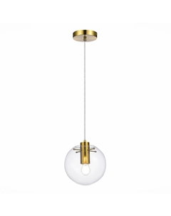 Светильник подвесной SL1056.203.01 золотой/прозрачный (1*60Вт, Е27) St luce