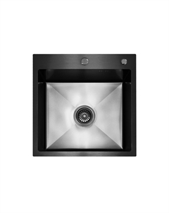 Мойка кухонная из нержавейки BLANTEK FS-5050B Nano black ECO +501F40-B Blantek