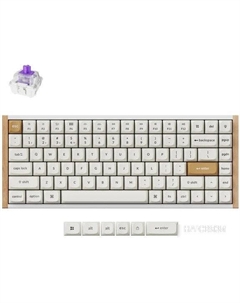 Клавиатура K2 HE Special Edition White K2H-Q1 (Nebula Magnetic) Keychron