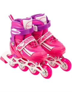 Роликовые коньки 8819-S-PN (р. 30-33) Favorit