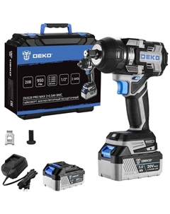 Гайковерт ZKIS20 Pro Max 083-1088 (с 2-мя АКБ, кейс) Deko
