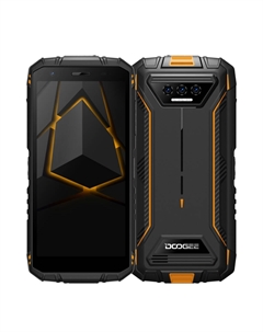 Защищенный смартфон Doogee S41T (4/64 черный/оранжевый)